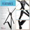 Tabletop Easel for Painting - 15" to 21" Adjustable Metal Painting Easel - Portable Art Easels (Pack of 6) for Display Table Stand - Canvas, Whiteboards, Posters, Signs, Drawings